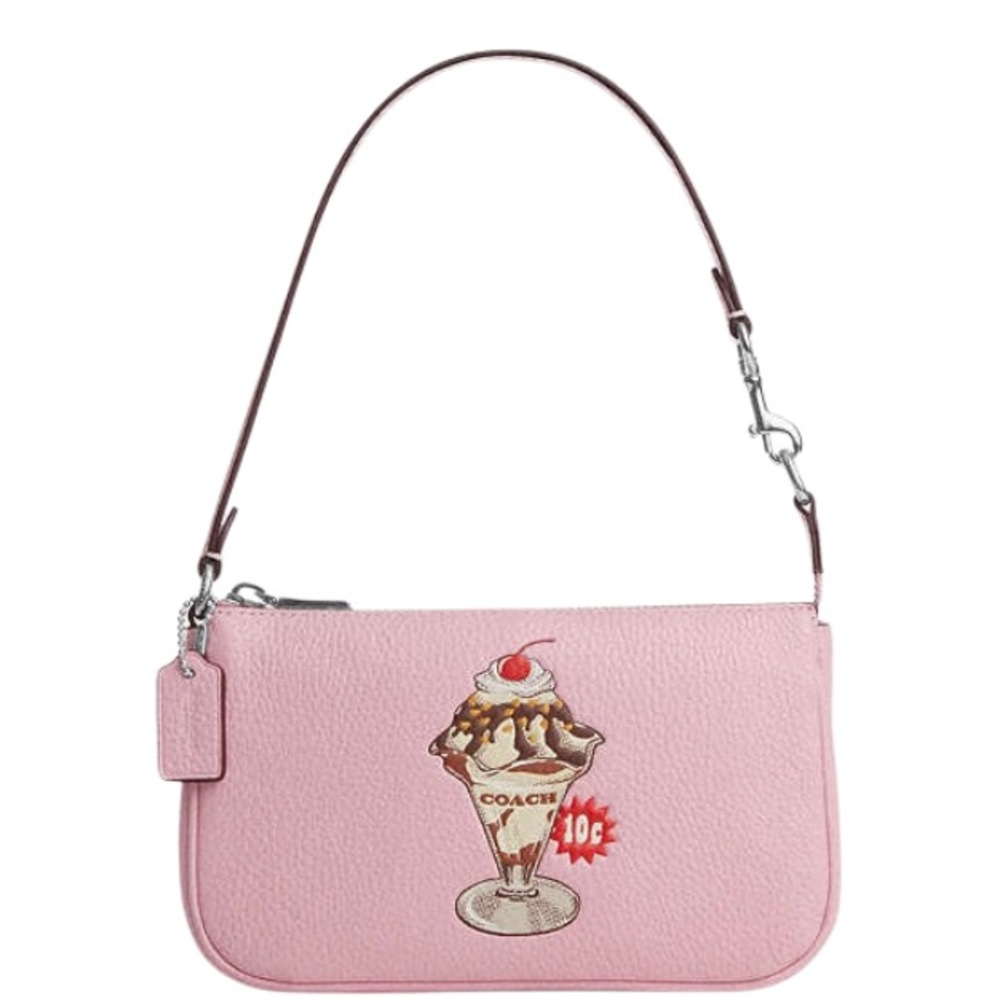 PINK COACH MINI NOLITA SUNDAE PURSE